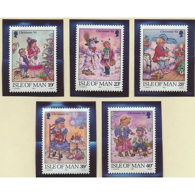 Isle of Man Stamps Scott #572 To 576, Mint Never Hinged
