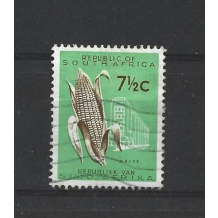 SouthAfrica.SG205 7 1/2c Maize.Variety Unchecked.Fine Used.Aug25b