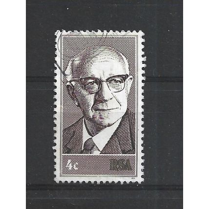 SouthAfrica.SG376 4c President Diederichs.Fine Used.Sep25c