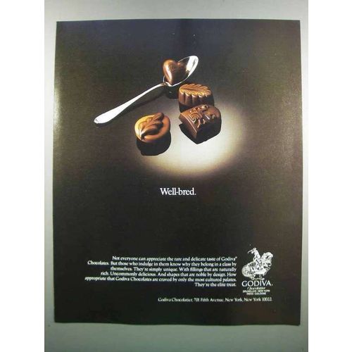 1983 Godiva Chocolate Ad - Well-Bred
