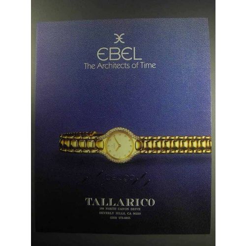 1985 Ebel Beluga Watch Ad - Architects of Time