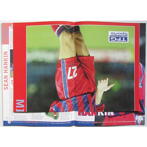 1999-2000 CRYSTAL PALACE v BIRMINGHAM CITY (Excellent Condition - No Writing)
