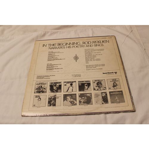 Rod McKuen LP-ROD McKUEN NARRATES HIS POETRY AND SINGS