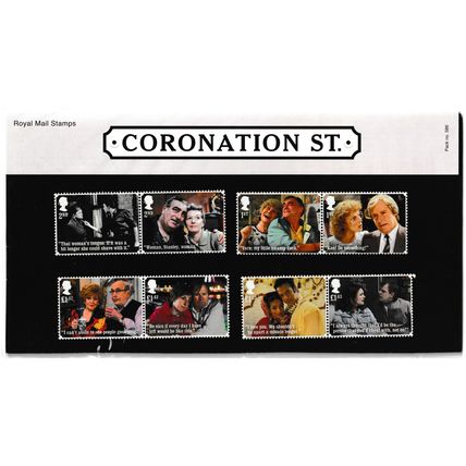 GB 2020 Coronation Street Set & Miniature Sheet Presentation Pack 586 MNH