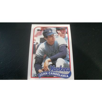 1989 Topps Card # 285 John Candelaria Very Good-Excellent (4) New York Yankees