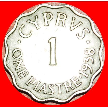 GREAT BRITAIN: CYPRUS ★ 1 PIASTRE 1938★LOW START★NO RESERVE!