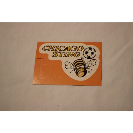 Chicago Sting 1979 Topps LOGO STICKER NO. 5