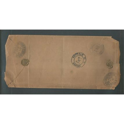 India 1930 Registered Letter From Tura, Assam to Buffalo USA