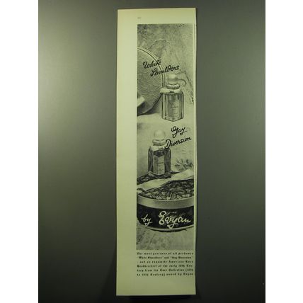 1950 Evyan White Shoulders and Gay Diversion Perfume Advertisement