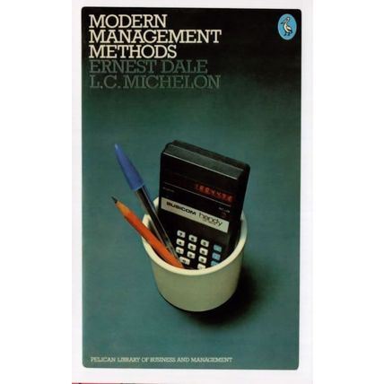 Modern Management Methods LC Michelon 1969 Book Postcard