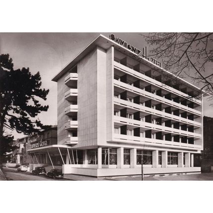 Savigny Hotel Frankfurt Germany Postcard