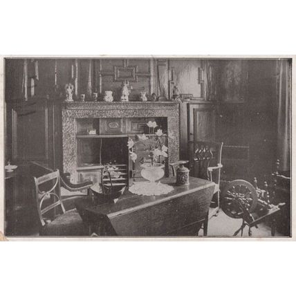 Parlour Room For Shipwreck Sailors Scarborough Disaster Pub Advertsing Postcard