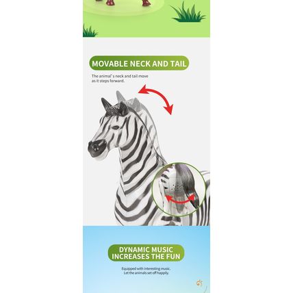 Free Shipping Battery Operated Simulation Animal Animal Rabbit Zebra Horse Milk