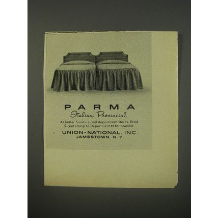 1956 Parma Italian Provincial Beds Advertisement