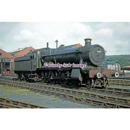 pu2451 - Cornwall - Engine No.6808 at Penzance Shed - photograph 6x4