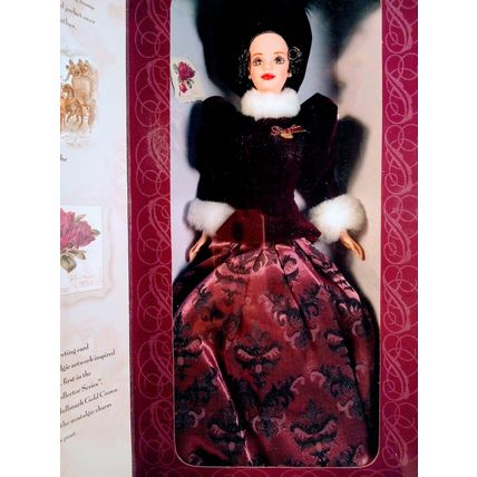 Historical Barbie Girl, Unique Vintage Barbie Dress, Barbie Classic Holiday Doll