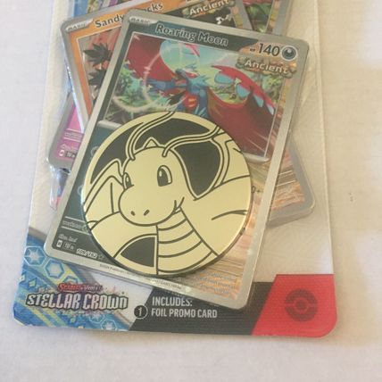 New Pokemon Scarlet & Violet Stellar Crown Roaring Moon & Iron Thornes Blister