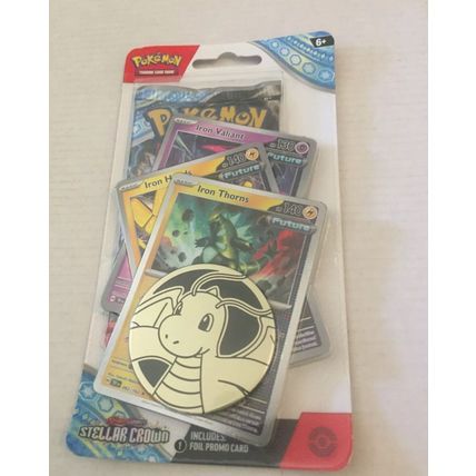 New Pokemon Scarlet & Violet Stellar Crown Roaring Moon & Iron Thornes Blister