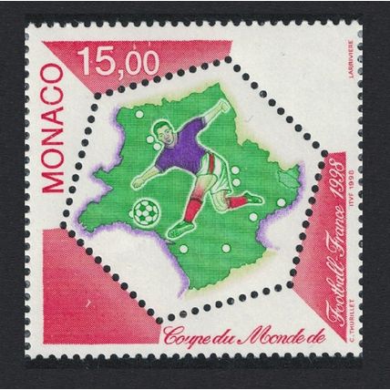 Monaco World Cup Football Championship 1998 MNH SG#2375 MI#2418