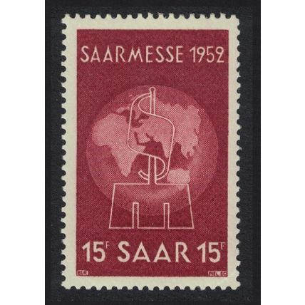 Saar Saar Fair 1952 MH SG#314