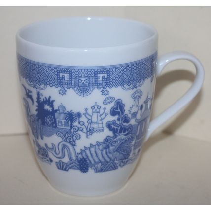 Calamityware Blue & White Things Could Be Worse 12 Ounce Mug