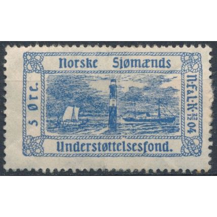 Norwegian Seaman's Relief Fund: 5Ø - Norway 1904 - Cinderella