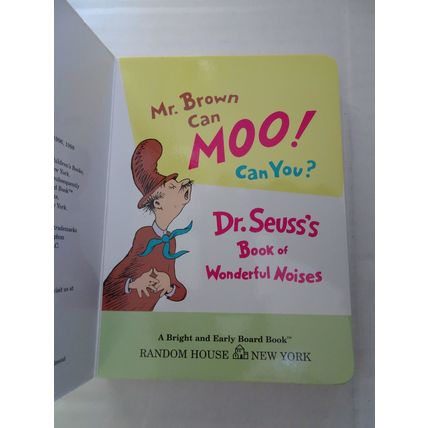 Mr. Brown Can Moo! Can You?: Dr. Seuss's Book of Wonderful Noises by Dr. Seuss