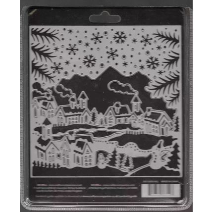 Crafter's Companion. Die'Sire. Christmas Village Die Set. Die Cutting Cardmaking