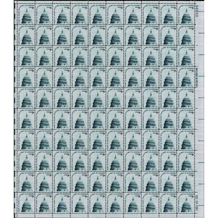 Right to Peaceful Assembly Sheet of One Hundred 9 Cent Postage Stamps Scott 1591