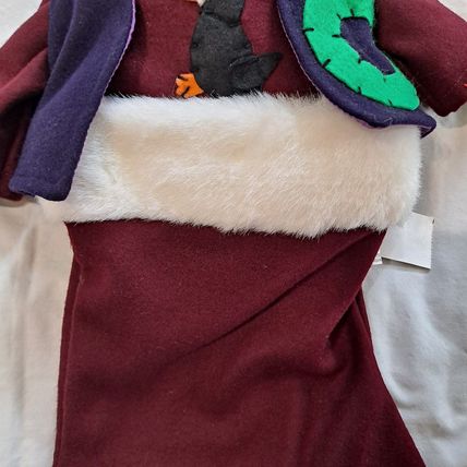 Vintage ZCMI PENGUIN 3D PLUSH CHRISTMAS STOCKING 22" Bird Felt