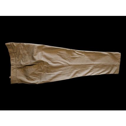 Wrangler Riata Khaki Pants Mens Size 34 x 30 Beige Straight Cotton 3 Pockets