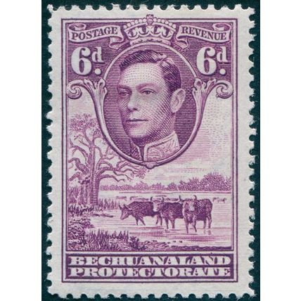 Bechuanaland 1938 6d purple SG124a unused