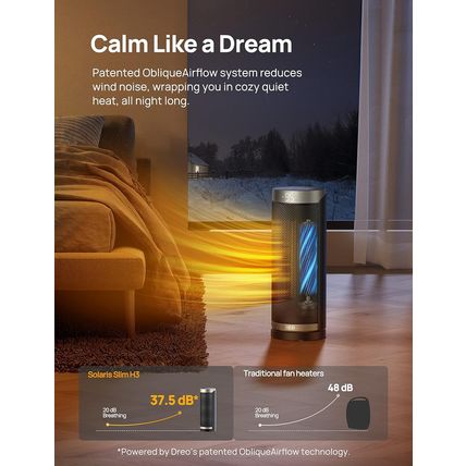 Dreo Space Heaters for Indoor Use, Electric Heater with Remote for Bedroom Large