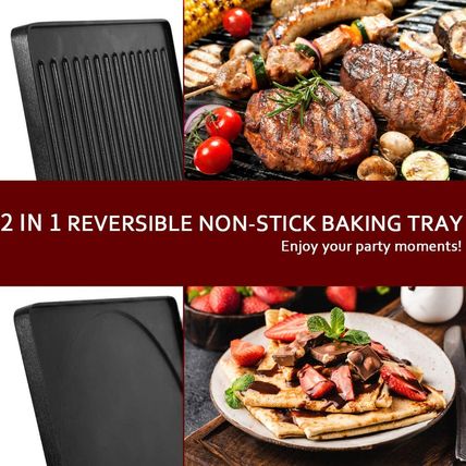 CUSIMAX Raclette Grill Electric Grill Table Portable 2 in 1 Korean BBQ Grill Ind