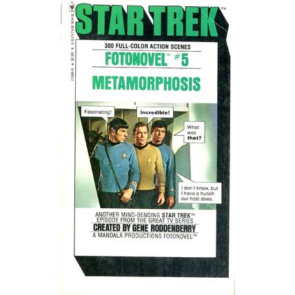 STAR TREK: METAMORPHOSIS 1977 1st Edition Bantam Book fotonovel #5