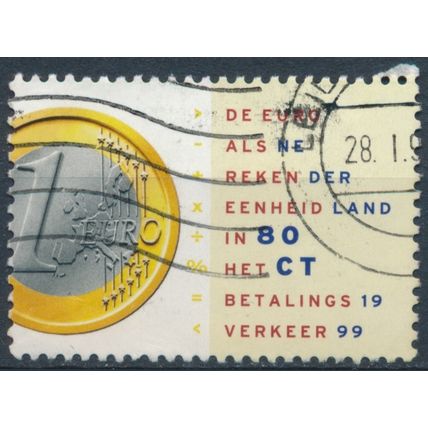 Introduction of The Euro - Netherlands 1999 - FH - MiNr 1704
