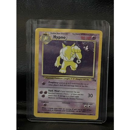 Hypno - 8/62 - Holo Rare - Unlimited Edition Fossil Pokemon Trading Card