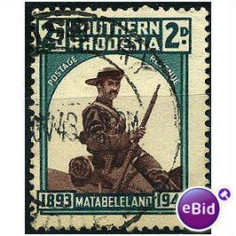 Southern Rhodesia 1943 SG61 2d Brown & Green Fine Used