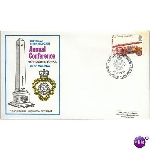 GB Cover 1974 - The Royal British Legion Annual Conference - Harrogate, Yorks