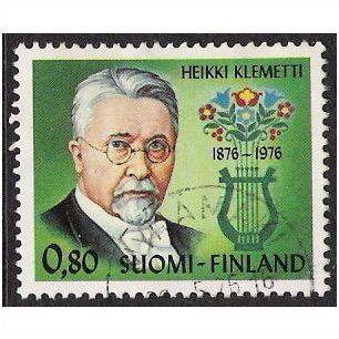 Mi 783: Centenary of the Birth of Heikki Klemetti (1876 - 1953).