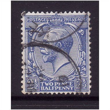 GREAT BRITAIN 1913 GEORGE V SG 375 3d VIOLET #4 FINE USED