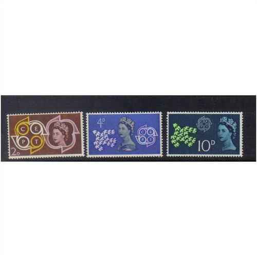 1961 GB C.E.P.T SET M/H SG 626-628