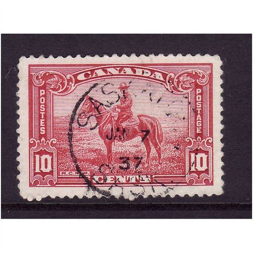 CANADA 1935 MOUNTED POLICEMAN 10c CARMINE SG 347 FINE USED #5