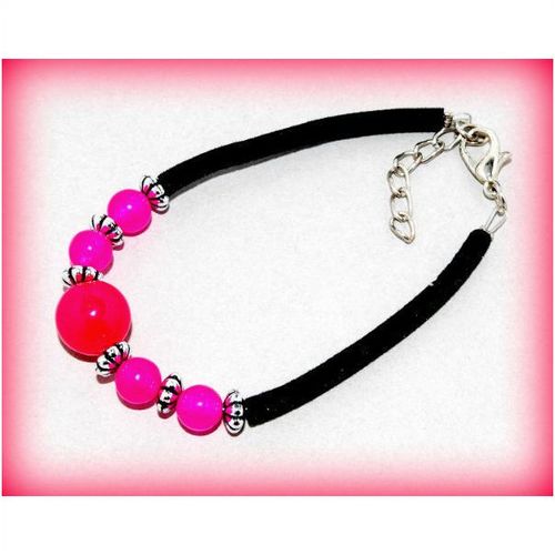 Summer Gift Women's Girls Dark Pink Stones Bangle Bracelets Jewellery 1283