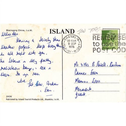 Blackgang Chine in the 1970's Isle of Wight Postcard(IOW70851)