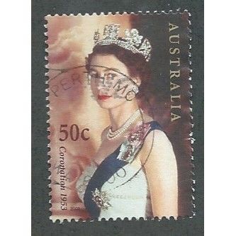 AUS 2003 50c ' 50TH ANN OF CORONATION' FINE USED (EBID34-249