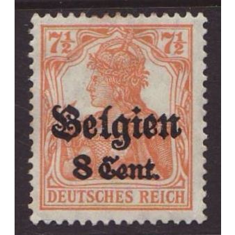 German Occupation Belgium 1916 SG 13 MM (D-465)