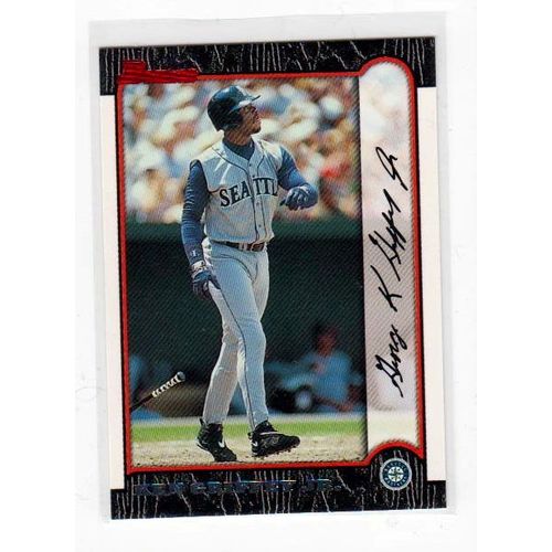 1999 Bowman Ken Griffey Jr. Now and Then baseball card #52 –HOF – Mariners