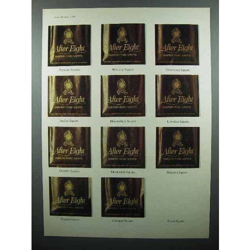 1975 After Eight Wafer-Thin Mints Ad - Eaton Square