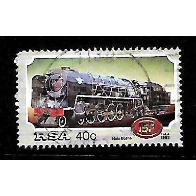 SOUTH AFRICA 1983 STEAM RAILWAY 40c CLASS 15F LOCOMOTIVE 1939 SG 544 F / USED